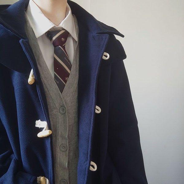 ダッフルコートメンズ学生男子ウール混メルトン冬コート無地学生フード付きカジュアル男性ロングコート大きいサイズ4Lトップスアウターネイビ ダッフルコートメンズ学生男子ウール混メルトン冬コート無地学生フード付きカジュアル男性ロングコート大きいサイズ4Lトップスアウターネイビ