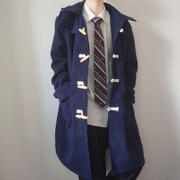 ダッフルコートメンズ学生男子ウール混メルトン冬コート無地学生フード付きカジュアル男性ロングコート大きいサイズ4Lトップスアウターネイビ ダッフルコートメンズ学生男子ウール混メルトン冬コート無地学生フード付きカジュアル男性ロングコート大きいサイズ4Lトップスアウターネイビ