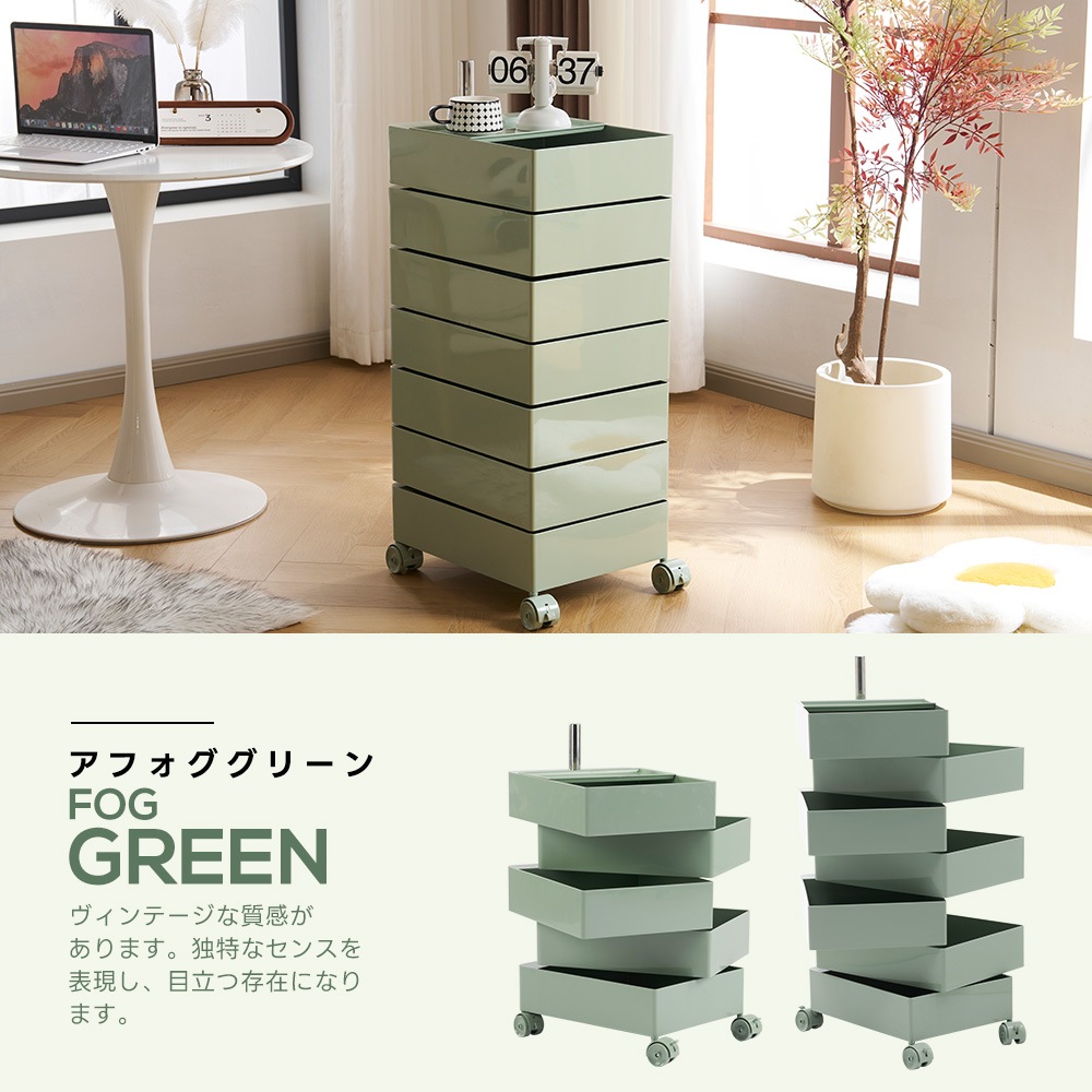 キャスターとブレーキ,トレイ付きのおしゃれなキッチンカートです Amazon.co.jp: Brusmo キッチンワゴン トレイ付属 キャスター