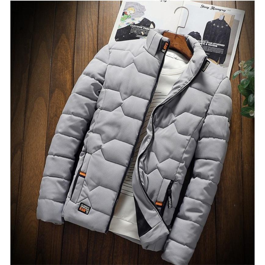 【即納】ダウンジャケット メンズ 中綿ジャケット ハイネック 冬アウター 無地 防風コート 防寒着 ジャケット シンプル アウター 暖かい 秋冬