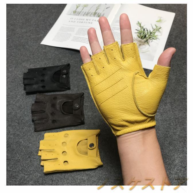 【即納】レザーグローブ 男性用 オープン フィンガーレスグローブ 鹿革 本革 本皮 手袋 バイク 半指グローブ レーシンググローブ 柔軟性 高級感 耐久性 ローグシーズン 【即納】レザーグローブ 男性用 オープン フィンガーレスグローブ 鹿革 本革 本皮 手袋 バイク 半指グローブ レーシンググローブ 柔軟性 高級感 耐久性 ローグシーズン