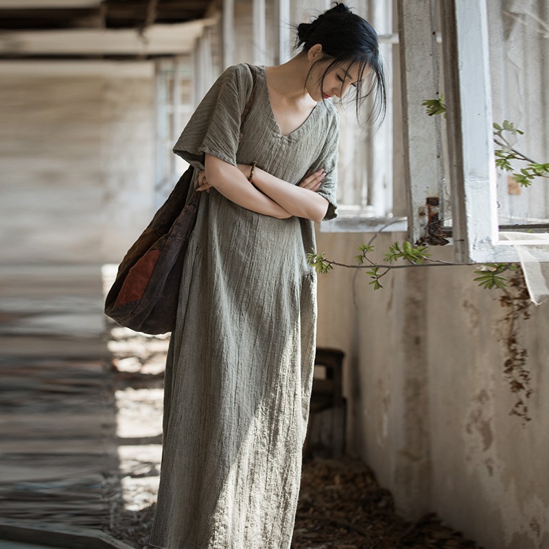 韓国 ワンピース 夏 2025夏薄手染めロングスカート在宅観光文芸ワンピース レディース パーティードレス シャツワンピース 韓国 ワンピース 夏 2025夏薄手染めロングスカート在宅観光文芸ワンピース レディース パーティードレス シャツワンピース