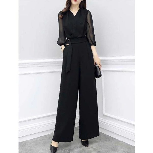 パーティードレス かっこいい パンツドレス 袖あり 長袖 結婚式 お呼ばれドレス 20代 30代 40代 オールインワン 黒 大きいサイズ 3L 4L パーティードレス かっこいい パンツドレス 袖あり 長袖 結婚式 お呼ばれドレス 20代 30代 40代 オールインワン 黒 大きいサイズ 3L 4L