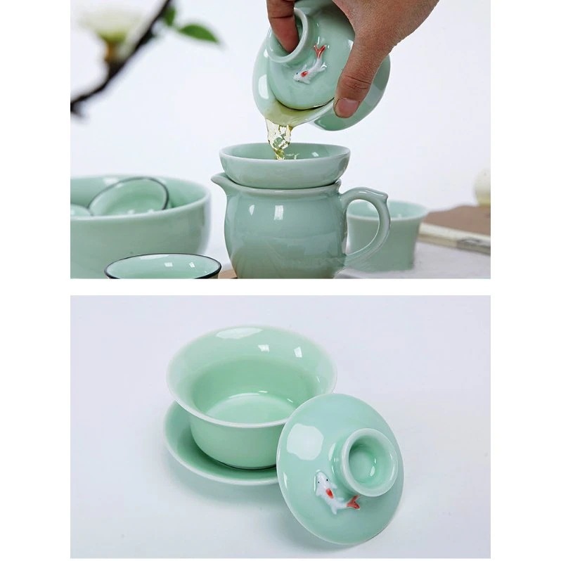 【超お得1つ買うと10個もらえる】急速出荷青磁カンフー茶器10頭セット茶器セット 急須 茶用品 茶道具 お茶 【超お得1つ買うと10個もらえる】急速出荷青磁カンフー茶器10頭セット茶器セット 急須 茶用品 茶道具 お茶