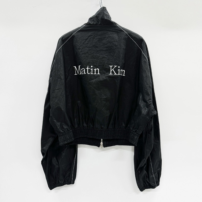 MATIN COATING CROP ショートジャンパー ブルゾン スポーティー [2カラー]