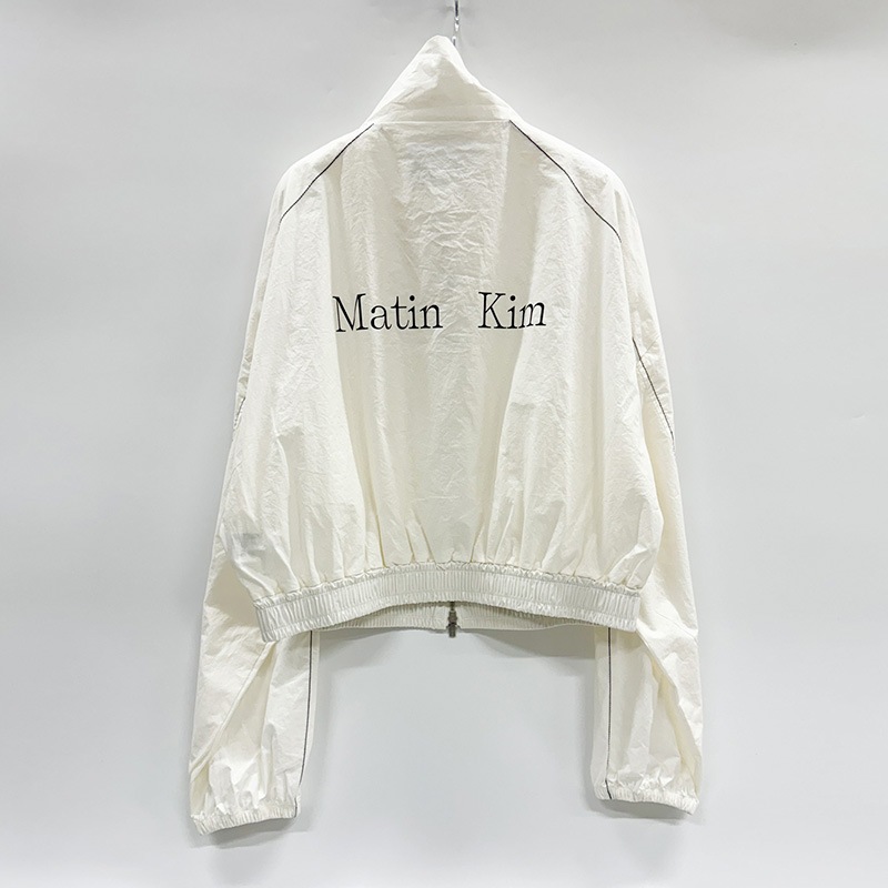 MATIN COATING CROP ショートジャンパー ブルゾン スポーティー [2カラー]