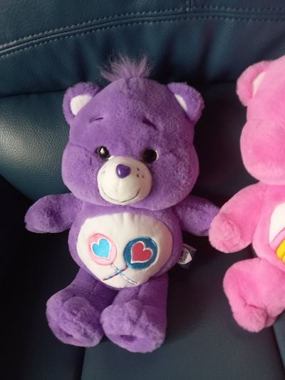 クマのぬいぐるみ 小型 紫の傘付き imgrc0081746505.jpg