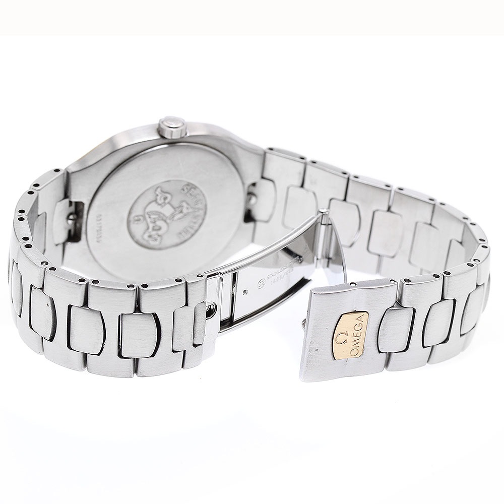 オメガ OMEGA シーマスター ポラリス デイト クォーツ メンズ _888880【中古】 オメガ OMEGA シーマスター ポラリス デイト クォーツ メンズ _888880【中古】