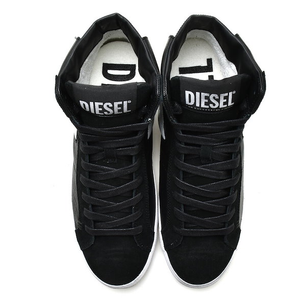 DIESEL 黒 ハイカットスニーカー DIESEL 「DIESEL」 ハイカットスニーカー 43 ブラック メンズ