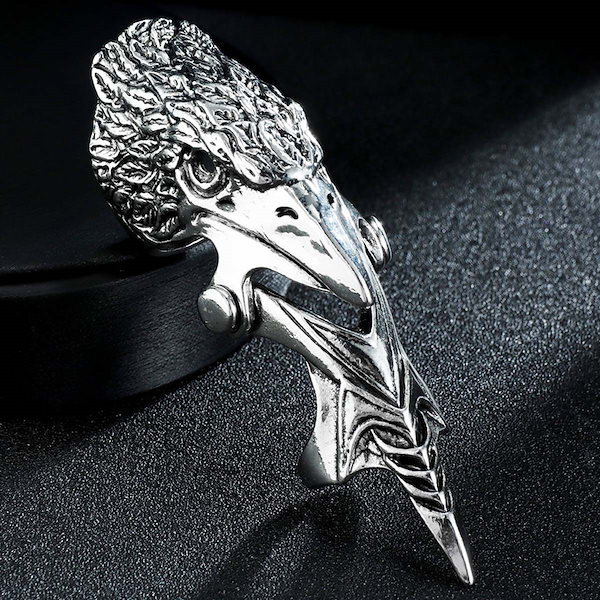 新品未使用☆ アーマー4連リング シルバーリング 21号 甲冑リング 新品未使用☆ アーマー4連リング シルバーリング 21号 甲冑