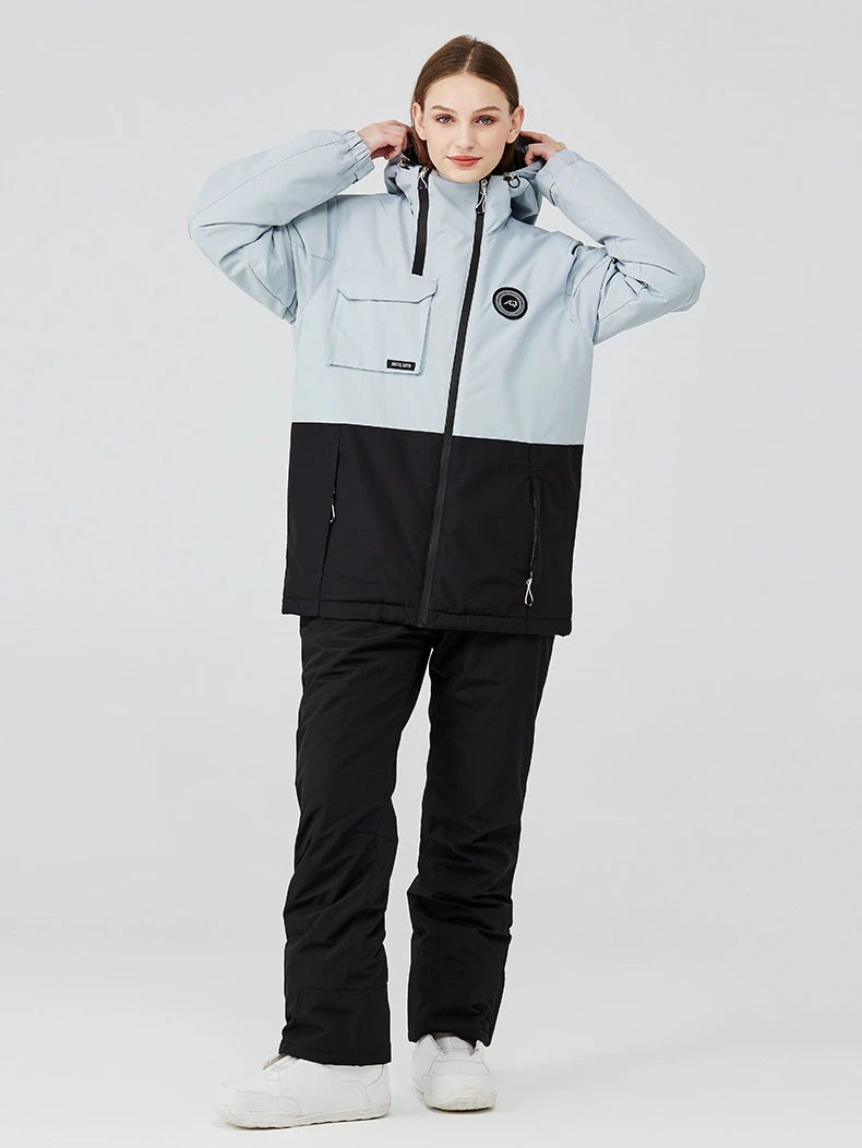 スノーボードウェア メンズ レディース 2023 防水 パーカー スノボ スポーツ 防寒ジャケット スキーウェア 無地 単品 スノーボードウェア 上下セット メンズ レディース 男女兼用 2023 2024