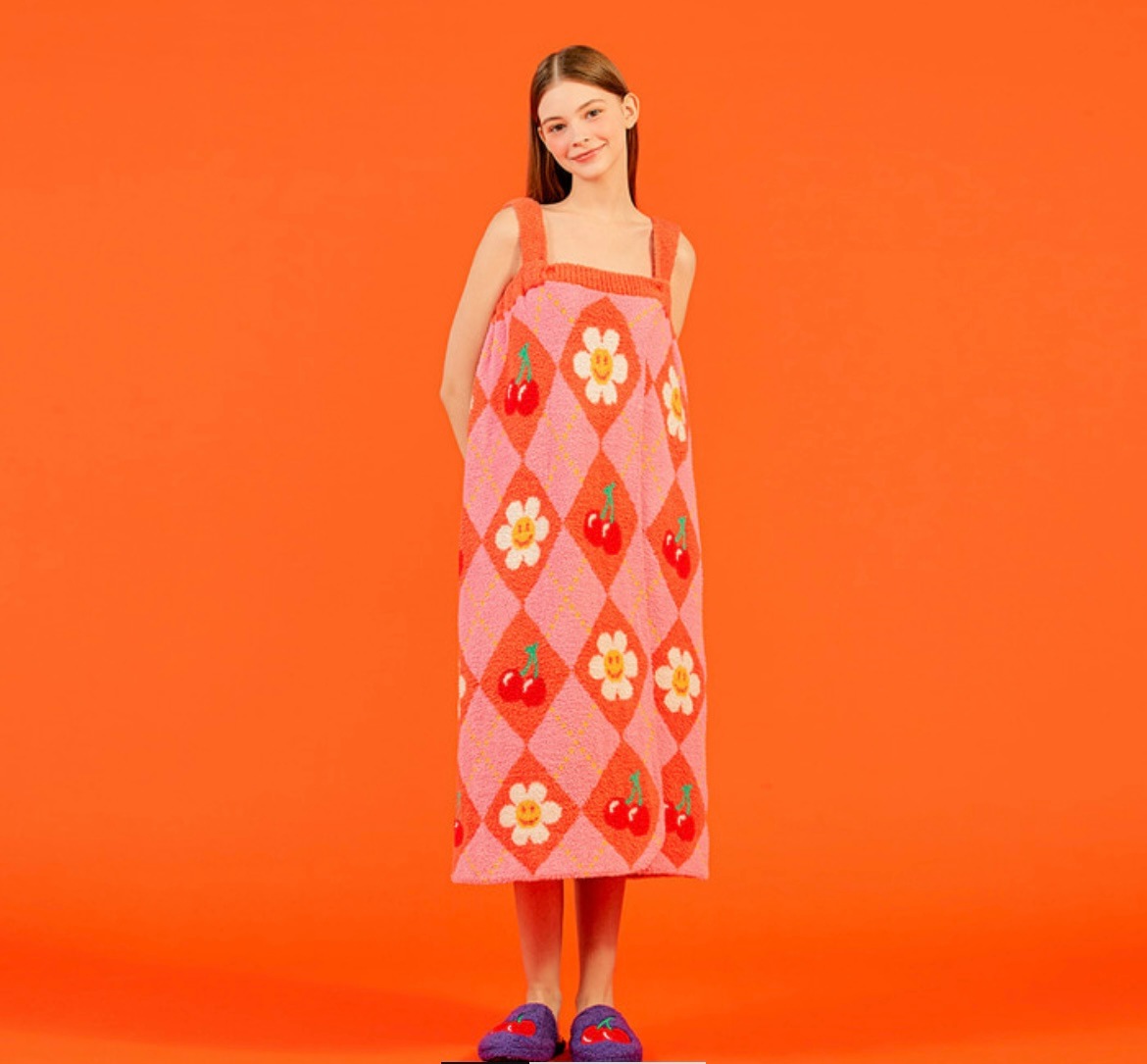 (Wiggle)バスラップタオル チューブトップワンピース パジャマ ホームウェア (Wiggle)バスラップタオル チューブトップワンピース パジャマ ホームウェア