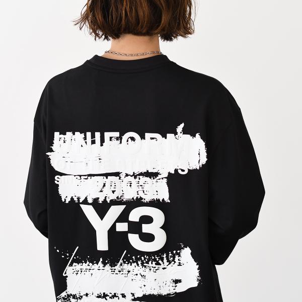 Tシャツ カットソー U GFX LS TEE JN4880 JM3234 レディース ホワイト ブラック コットン 長袖 ユニセックス クルーネック Tシャツ カットソー U GFX LS TEE JN4880 JM3234 レディース ホワイト ブラック コットン 長袖 ユニセックス クルーネック