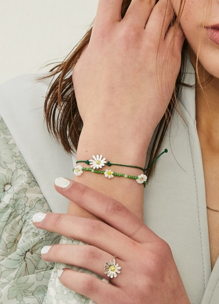 [公式/BTS SUGA着用ブレスレット]シュガブレスレット/デイジー ブレスレット/防弾少年団着用