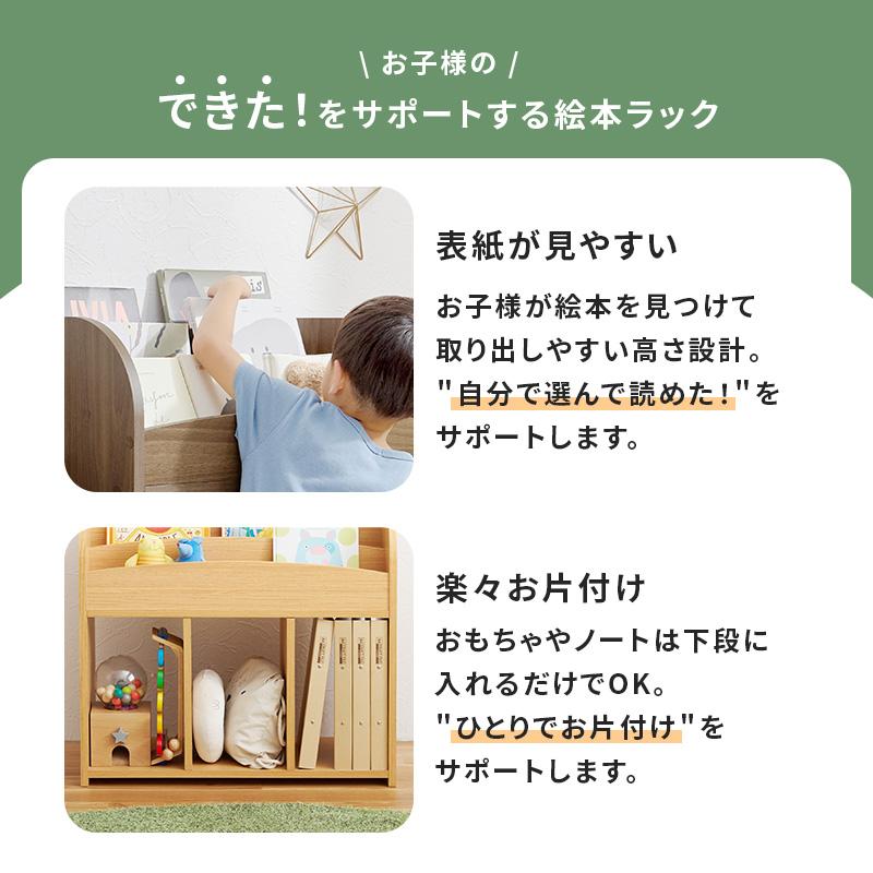 絵本ラック 絵本棚 本棚 マガジンラック 幅63cm オープンタイプ ディスプレイラック 絵本ラック 絵本棚 本棚 マガジンラック 幅63cm オープンタイプ ディスプレイラック