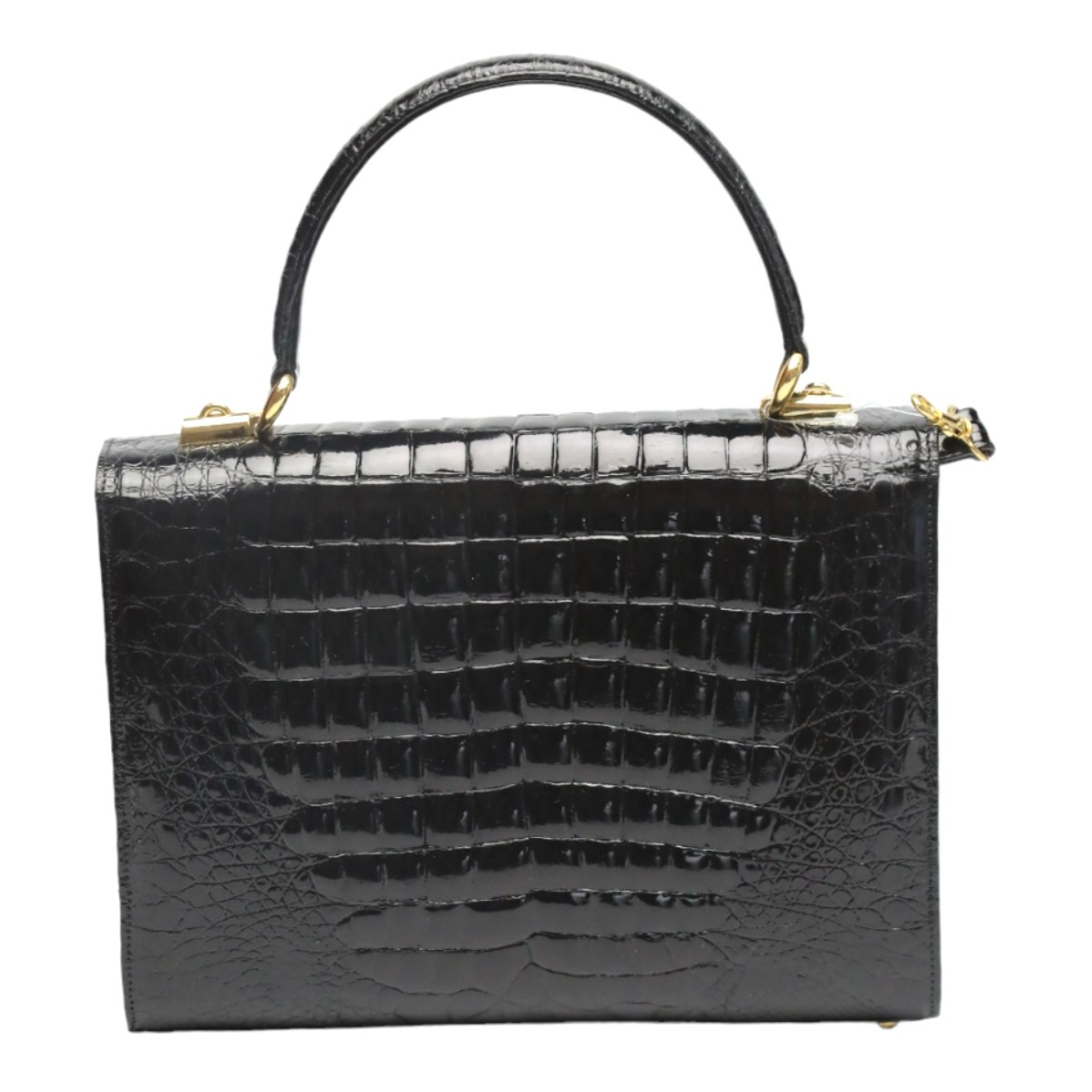 2WAY クロコダイル シャイニング ブラック 2WAY クロコダイル シャイニング ブラック