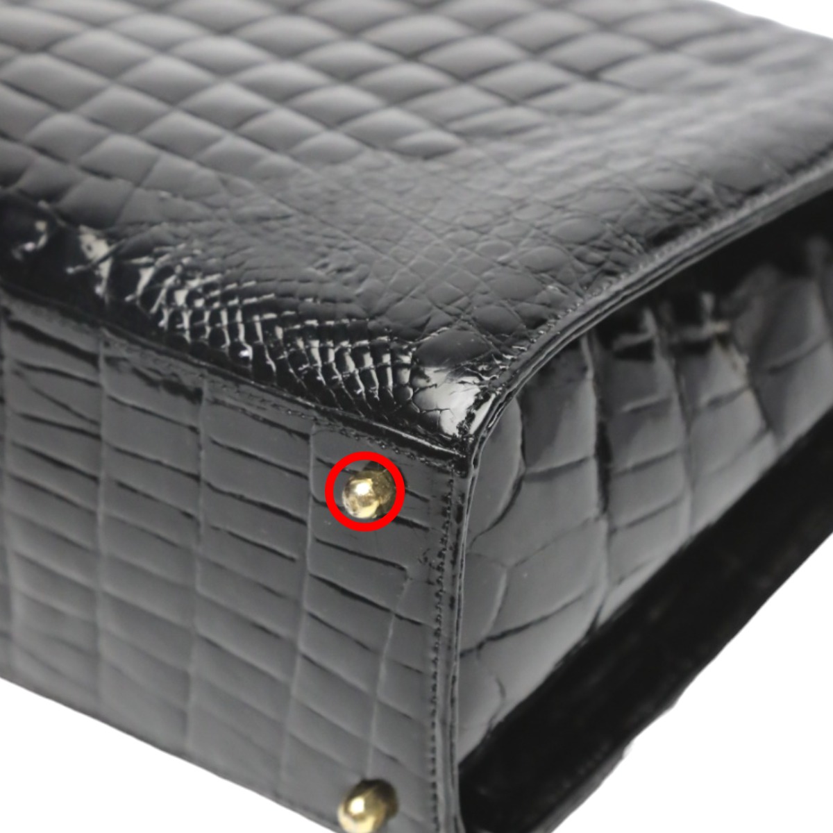 2WAY クロコダイル シャイニング ブラック 2WAY クロコダイル シャイニング ブラック