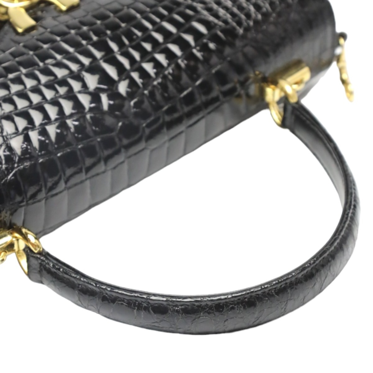 2WAY クロコダイル シャイニング ブラック 2WAY クロコダイル シャイニング ブラック