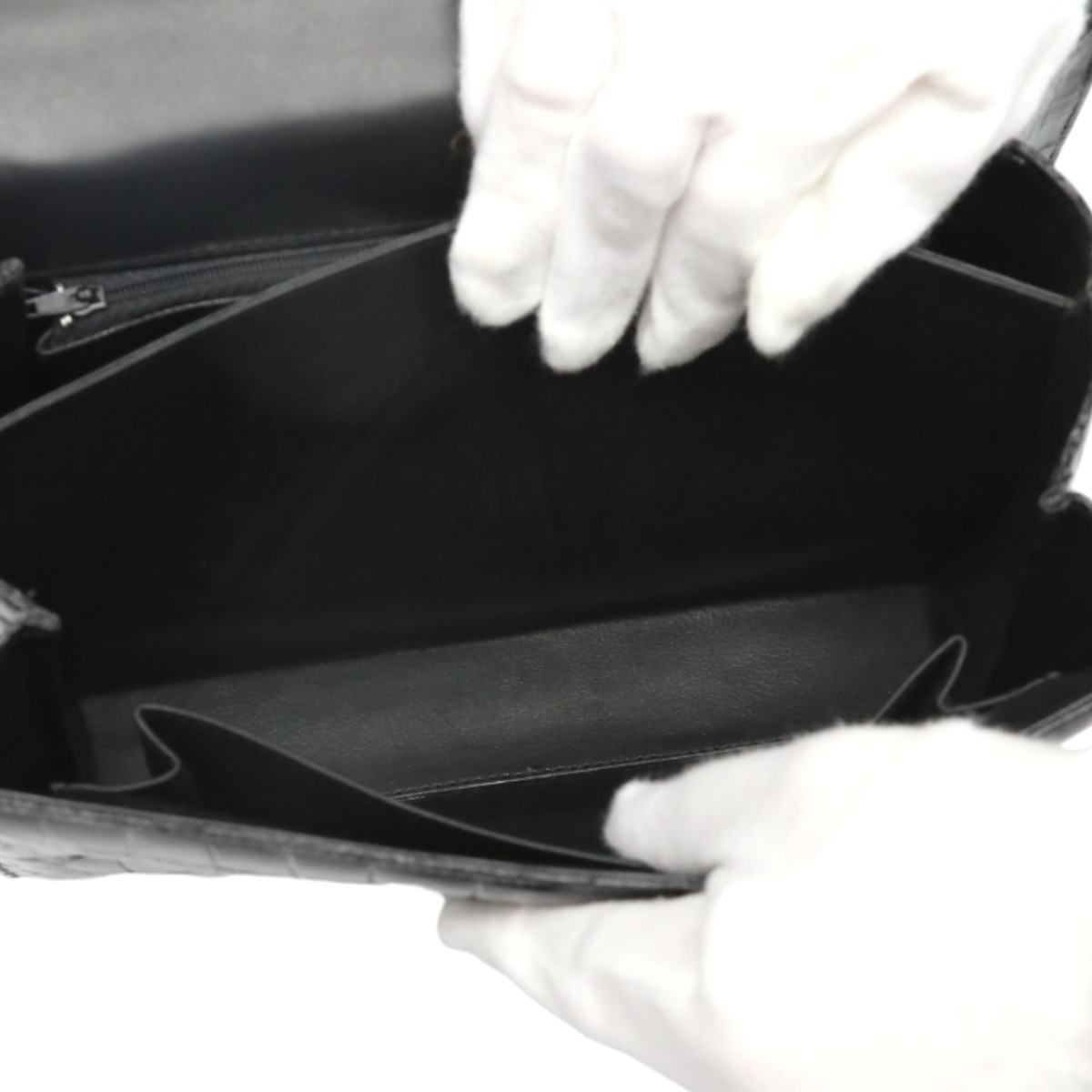 2WAY クロコダイル シャイニング ブラック 2WAY クロコダイル シャイニング ブラック