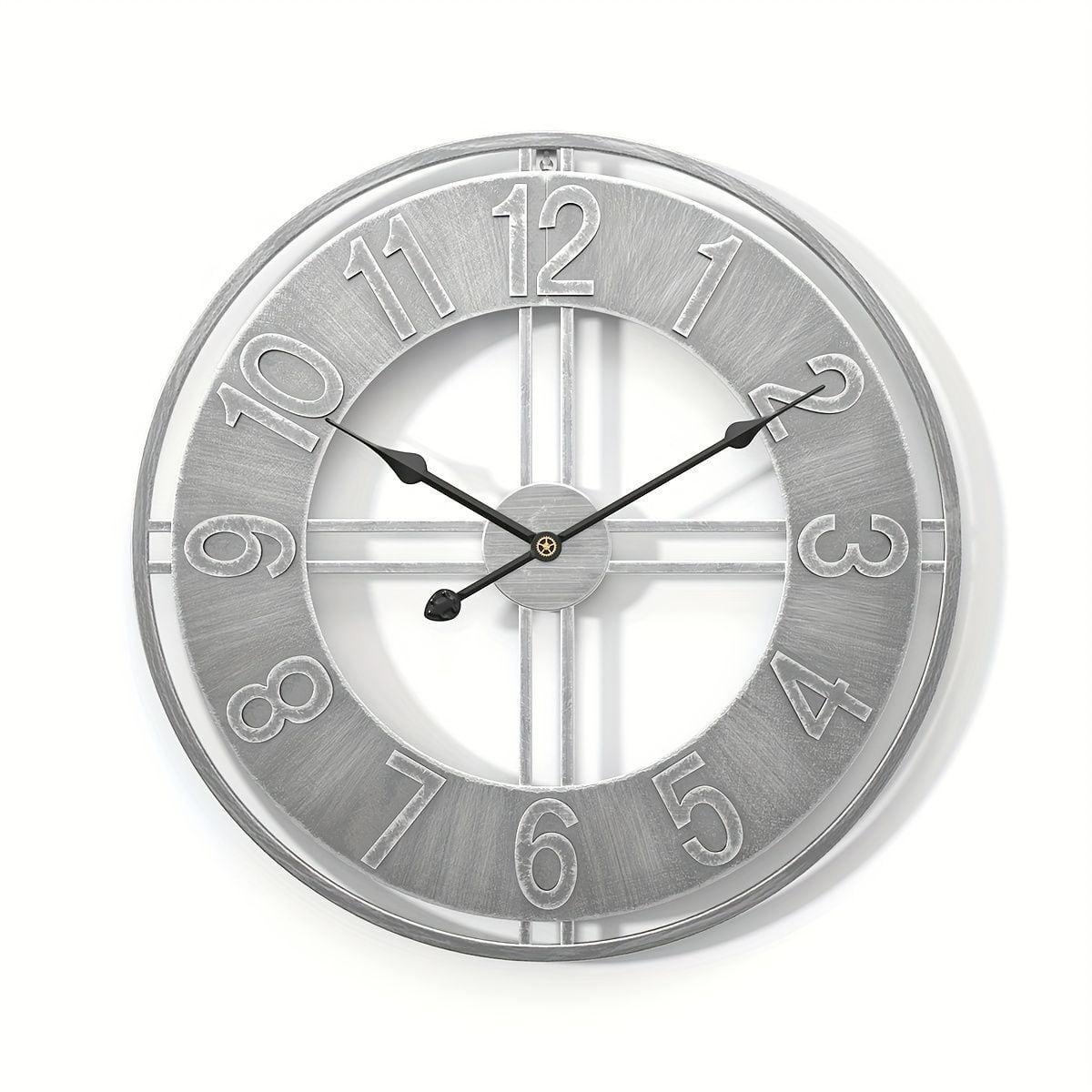 掛け時計 メタル アイアン ラウンド サイレントクロック 柱時計 ウォールクロック 単三電池 バッテリー式 シンプル レトロ シルバーカラー インテリア 装飾品 掛け時計 メタル アイアン ラウンド サイレントクロック 柱時計 ウォールクロック 単三電池 バッテリー式 シンプル レトロ シルバーカラー インテリア 装飾品