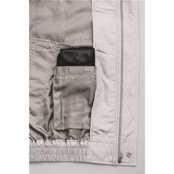 空調服 屋外作業用（チタン加工） リチウムバッテリーセット BPN-500NC06S3 シルバー L（代引不可） 空調服 屋外作業用（チタン加工） リチウムバッテリーセット BPN