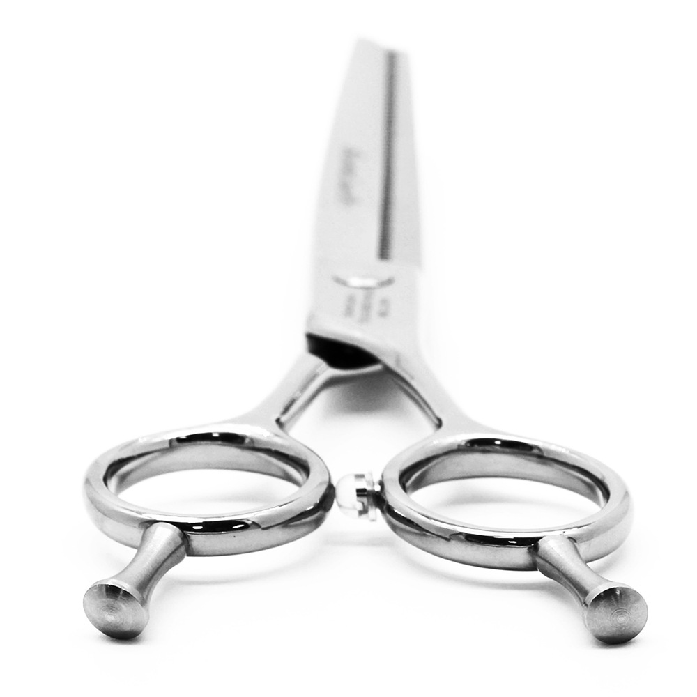 7インチ プロフェッショナル 犬 グルーミング ハサミセット ストレート ＆ 薄手 ＆ カーブ＆チャンカー ＆ コーム 5個セット 左利き＆右利き用並行輸入 7インチ 犬用グルーミングはさみセット リバーシブル トリミング