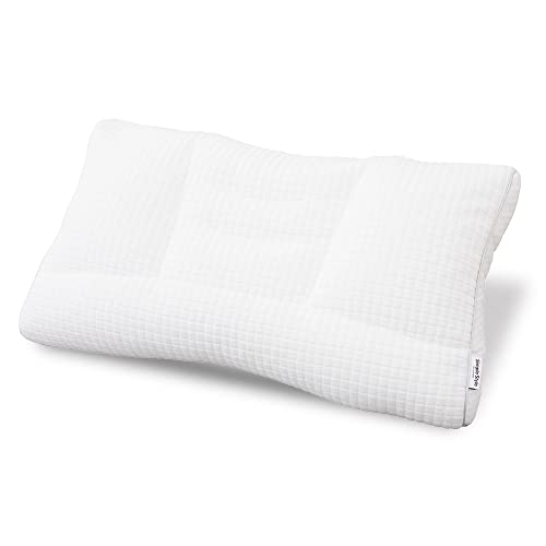 アイリスオーヤマ いびき対策パイプ枕 【睡眠寝具指導士 監修】 高さ調整 立体構造で寝返りしやすい 横向き寝にも 高さも細かく調節できる 低反発ウレタンシート入り 2022年発売 4060cm ホワイ