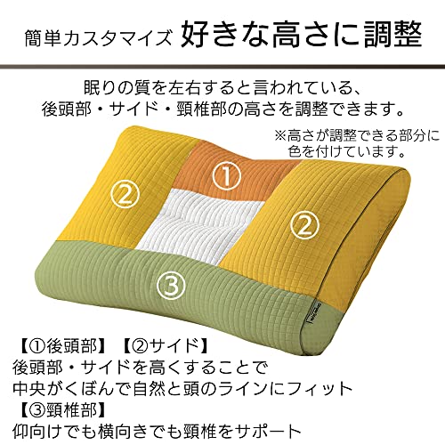 アイリスオーヤマ いびき対策パイプ枕 【睡眠寝具指導士 監修】 高さ調整 立体構造で寝返りしやすい 横向き寝にも 高さも細かく調節できる 低反発ウレタンシート入り 2022年発売 4060cm ホワイ