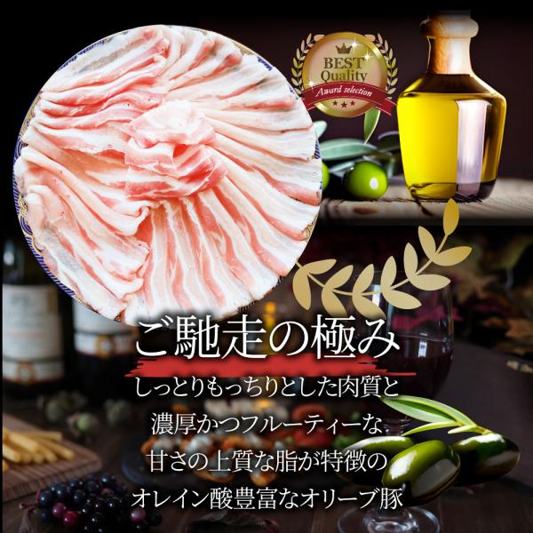 豚肉 肉 オリーブ豚 豚バラ スライス 10kg しゃぶしゃぶ用 お中元 ギフト 食品 プレゼント お祝い