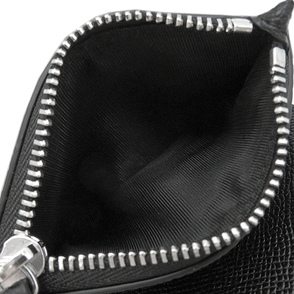 メゾン マルタン マルジェラ MAISON MARTIN MARGIELA 二つ折り財布 フリップフラップウォレット グレイニーレザー ブラック シルバー金具 黒 新品 未使用 SA1UI0020P4