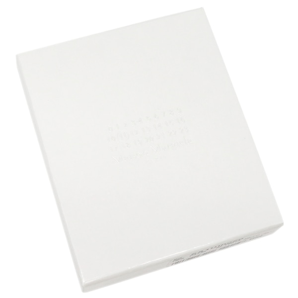 メゾン マルタン マルジェラ MAISON MARTIN MARGIELA 二つ折り財布 フリップフラップウォレット グレイニーレザー ブラック シルバー金具 黒 新品 未使用 SA1UI0020P4