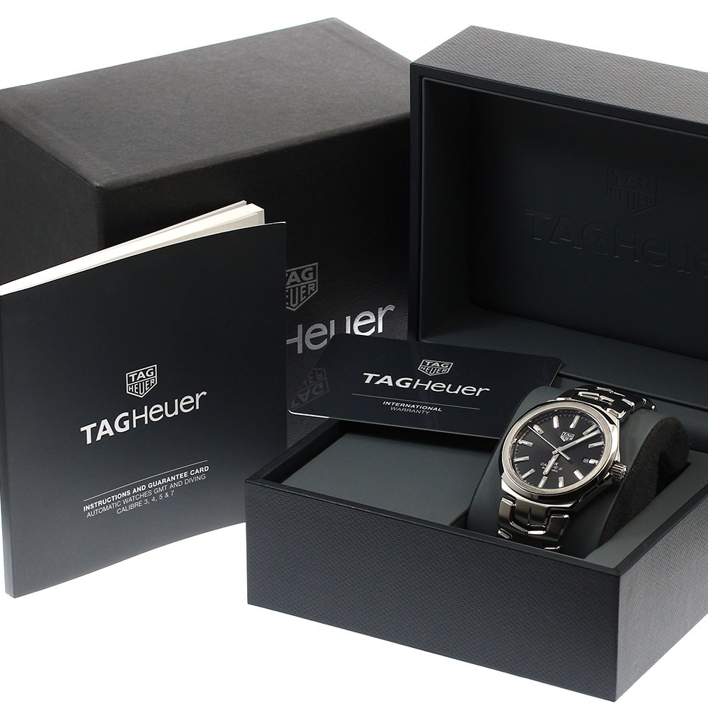タグホイヤー TAG HEUER WBC2110-0 リンク キャリバー5 デイト 自動巻き メンズ 箱・保証書付き_899869【中古】 タグホイヤー TAG HEUER WBC2110-0 リンク キャリバー5 デイト 自動巻き メンズ 箱・保証書付き_899869【中古】