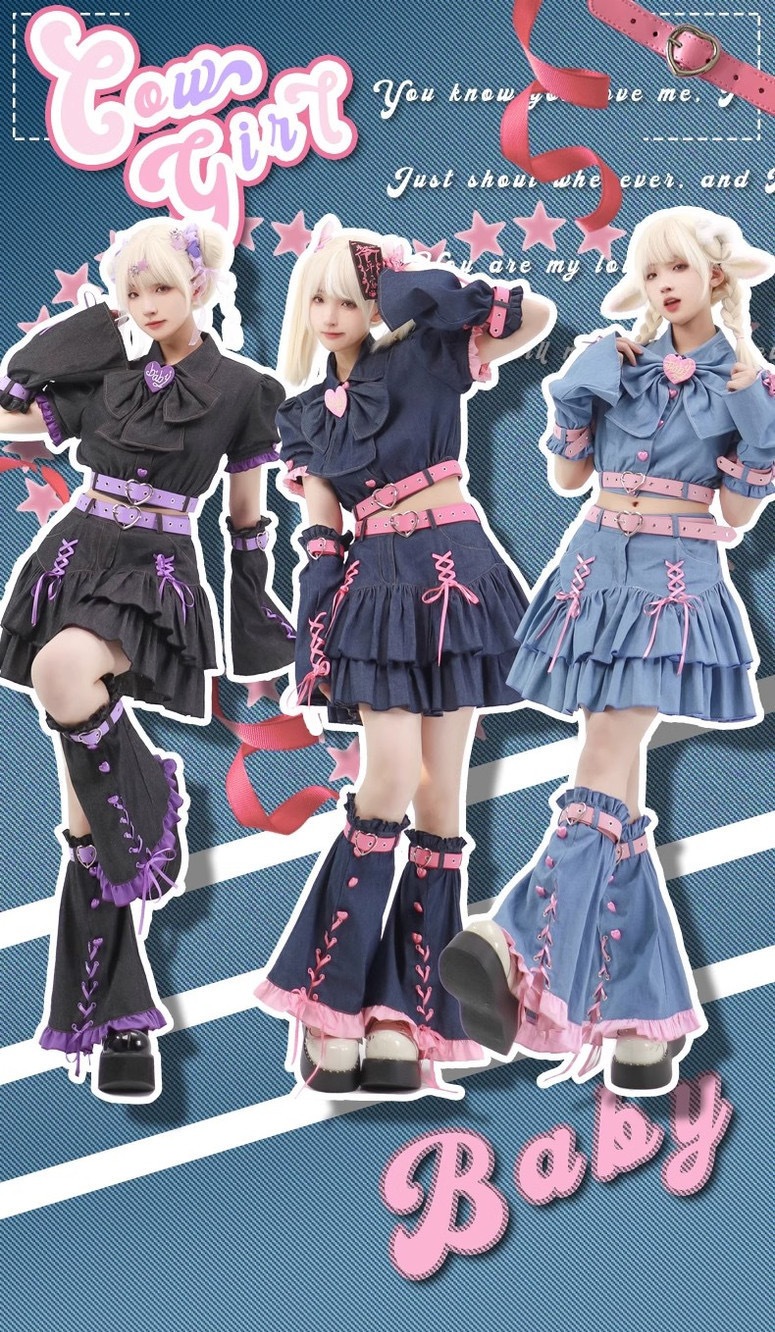 かわいい デニムスカート 量産型 服 上下セット ショート丈 ワンピース スカートセットアップ ギャル レトロ シャツ デニムワンピース ポンポンスカート ミニスカート レディース かわいい デニムスカート 量産型 服 上下セット ショート丈 ワンピース スカートセットアップ ギャル レトロ シャツ デニムワンピース ポンポンスカート ミニスカート レディース