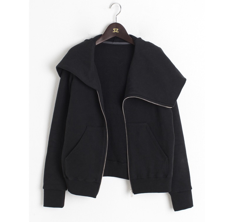 パーカー レディース 春秋コーデ 黒 フォーマル 結婚式 きれいめ 40代30代20代insBF風 フード付 A1627