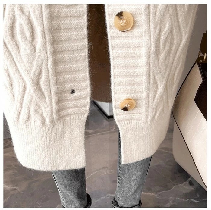 ケーブルニット ニットガウン ニットカーディガン ロング レディース 長袖 厚手 カーディガン ロングカーディガン ポケット付き コーディガン 羽織り ざっくり編み 大きいサイズ ひざ丈 秋冬 体型カ ケーブルニット ニットガウン ニットカーディガン ロング レディース 長袖 厚手 カーディガン ロングカーディガン ポケット付き コーディガン 羽織り ざっくり編み 大きいサイズ ひざ丈 秋冬 体型カ