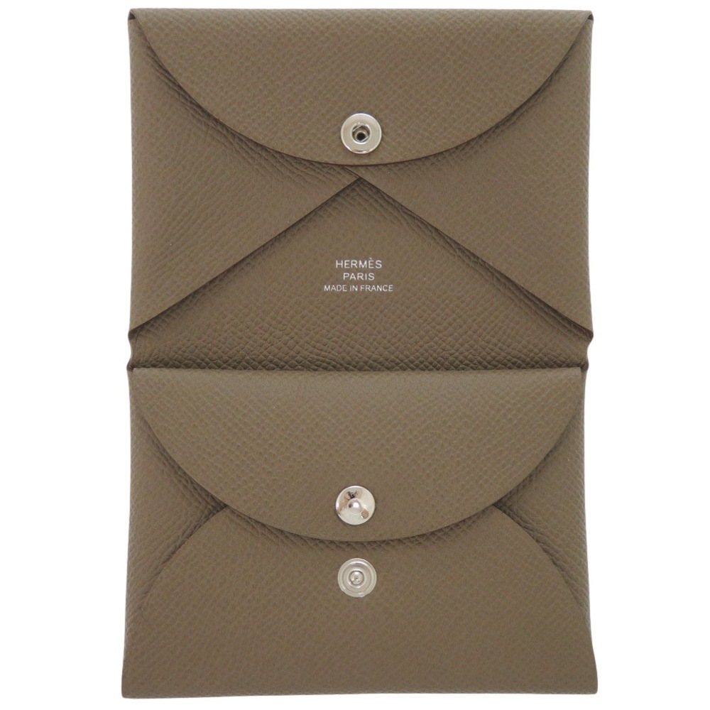 未使用品 カルヴィデュオ コインケース ヴォーエプソン エトゥープ W刻印 1648【中古】 レディース 未使用品 カルヴィデュオ コインケース ヴォーエプソン エトゥープ W刻印 1648【中古】 レディース