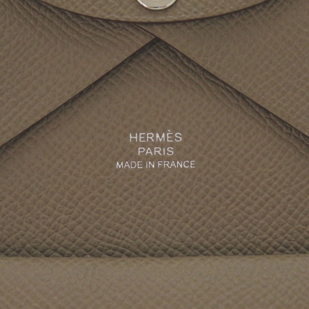 未使用品 カルヴィデュオ コインケース ヴォーエプソン エトゥープ W刻印 1648【中古】 レディース 未使用品 カルヴィデュオ コインケース ヴォーエプソン エトゥープ W刻印 1648【中古】 レディース