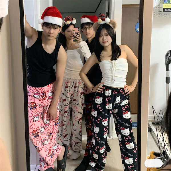 1259  ハローキティハワイパジャマ Qoo10] 【3日内出荷】キティちゃん パジャマ ハ