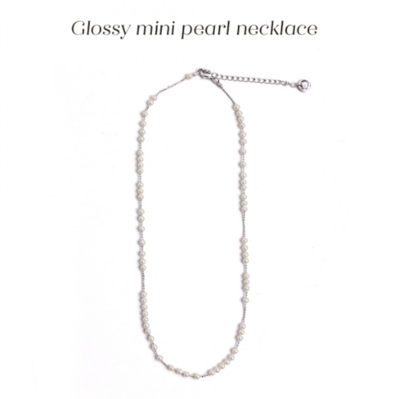HAS HTY014 光沢ミニパールネックレス HAS HTY014 光沢ミニパールネックレス