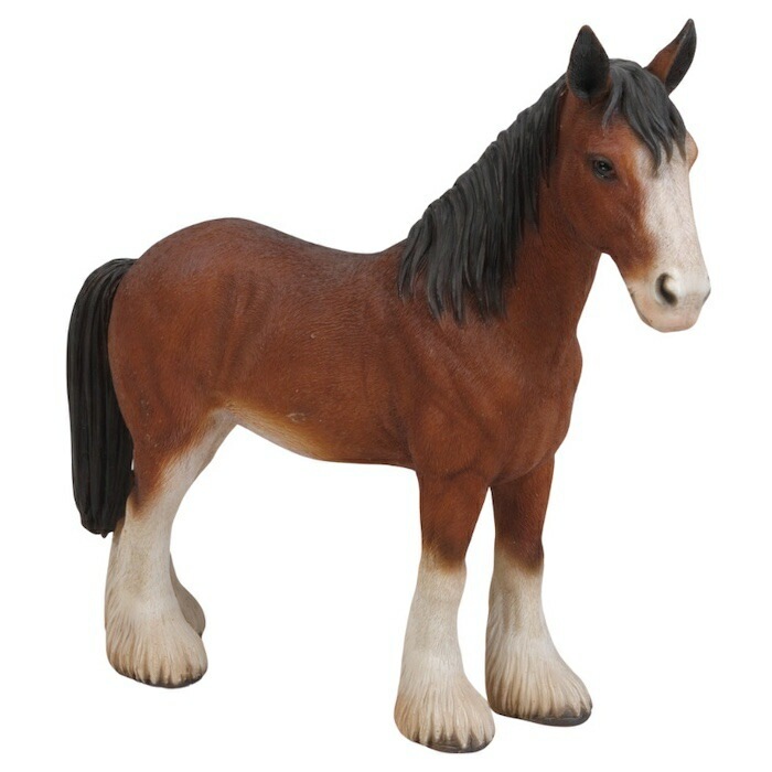 置物 立つ馬 小 かわいい woobia ウービア おしゃれ ガーデン インテリア トイレ オブジェ プレゼント 北欧 玄関 雑貨 動物 モダン 面白い 庭 ギフト 屋外 家 リアル 玄関先 卓上 ガ