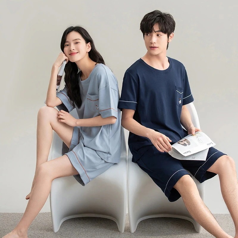 【2枚300 OFF】カップル ルームウェア セットアップ 夏 おしゃれ新作 パジャマ レディース 半袖 パジャマメンズ 快適 お肌に優しい 部屋着 シンプル 無地 ペアルック 二点セット 【2枚300 OFF】カップル ルームウェア セットアップ 夏 おしゃれ新作 パジャマ レディース 半袖 パジャマメンズ 快適 お肌に優しい 部屋着 シンプル 無地 ペアルック 二点セット