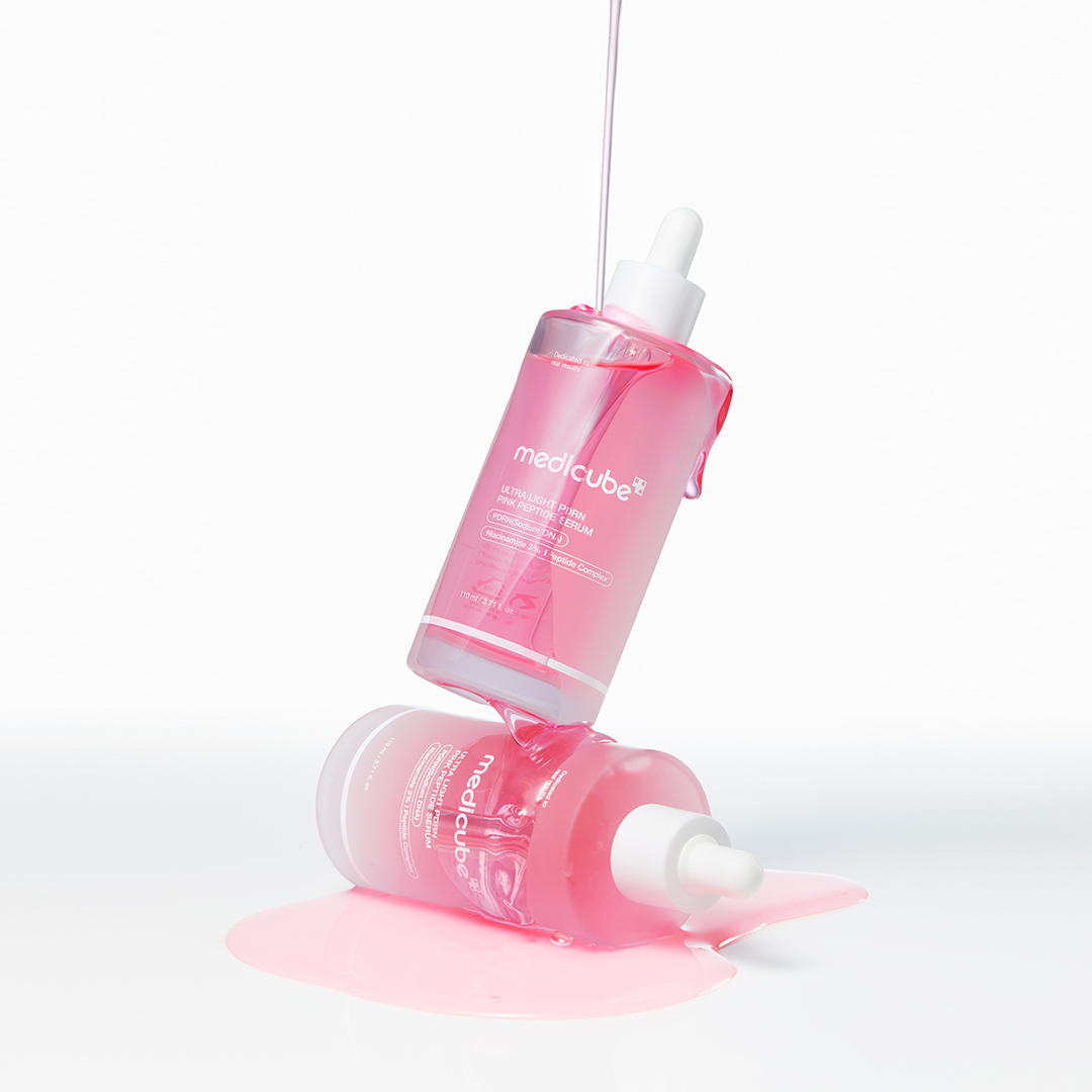 メディキューブ 美顔器 メディキューブPDRNPINK美容液付き Qoo10] メディキューブ 【GIFT付】PDRNピンクアンプルライ