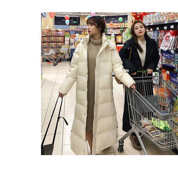 中綿コート ロング丈 レディース ダウンコート ダウン 超ロング 中綿 フード付き 防寒着 大きいサイズ ゆったり アウター 冬 暖かい