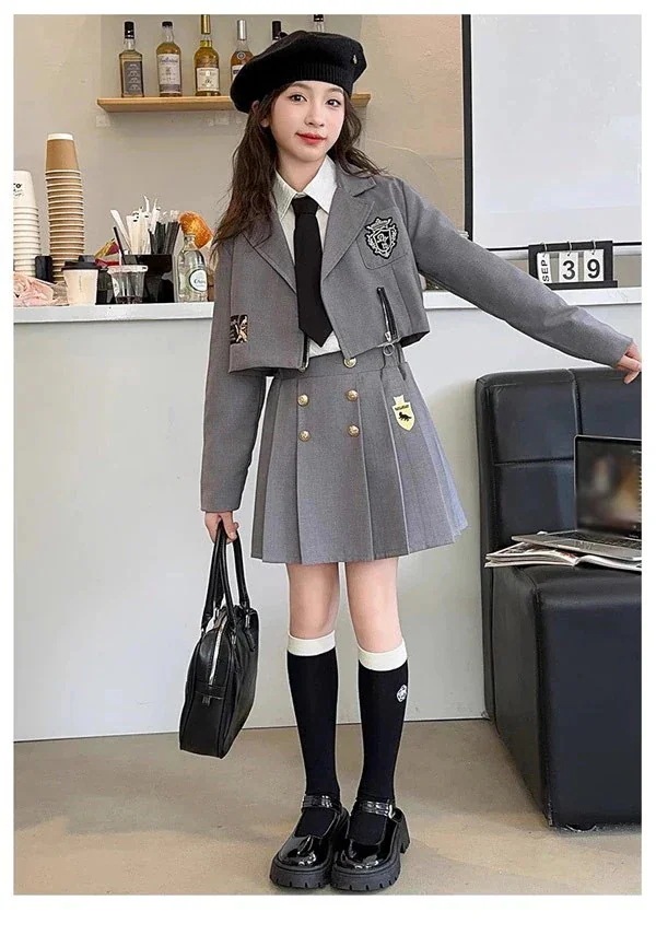 入学式 卒業式 制服 女の子 セット スーツ 秋冬用 小学生 中学生 高校生 マタニティ ファッション スーツ カジュアルセットアップ カジュアルセット
