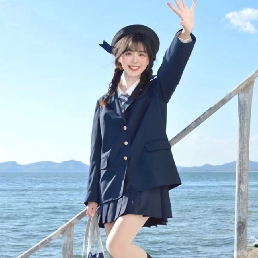 3日出荷 【無料】七点セット 制服 セットアップ セーラー服 プリーツスカート ブラウス 入学式 スーツ 春 アウタース クールスーツ スクール 高校生 卒業式 学生服 キッズ 子服スーツ ジャケット 3日出荷 【無料】七点セット 制服 セットアップ セーラー服 プリーツスカート ブラウス 入学式 スーツ 春 アウタース クールスーツ スクール 高校生 卒業式 学生服 キッズ 子服スーツ ジャケット