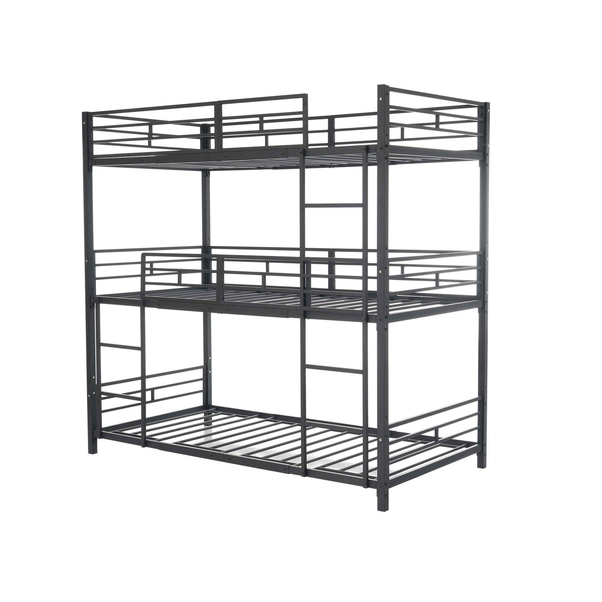 【国内発送&送·料·無·料】三段ベッド 子供 パイプ 三段ベッド 大人用 シングル ベッド パイプベッド 3段ベッド 分離可能 パイプベッド スチールベッド 二段ベッド 新作 コンパクト 省スペース