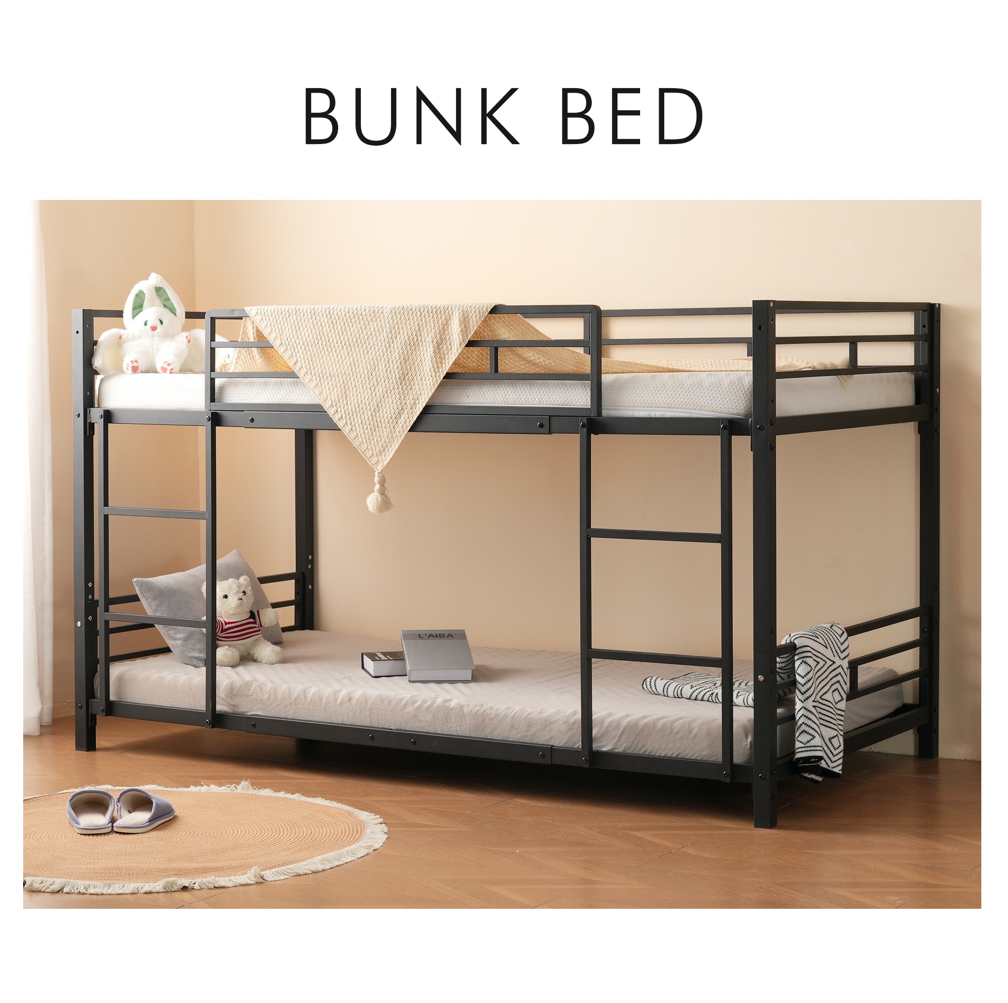 【国内発送&送·料·無·料】三段ベッド 子供 パイプ 三段ベッド 大人用 シングル ベッド パイプベッド 3段ベッド 分離可能 パイプベッド スチールベッド 二段ベッド 新作 コンパクト 省スペース