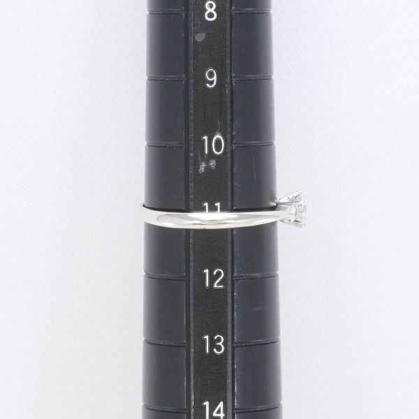 PT900 プラチナ リング 11号 ダイヤ 0.223 VS1 0.06 鑑定書 中古 PT900 プラチナ リング 11号 ダイヤ 0.223 VS1 0.06 鑑定書 中古