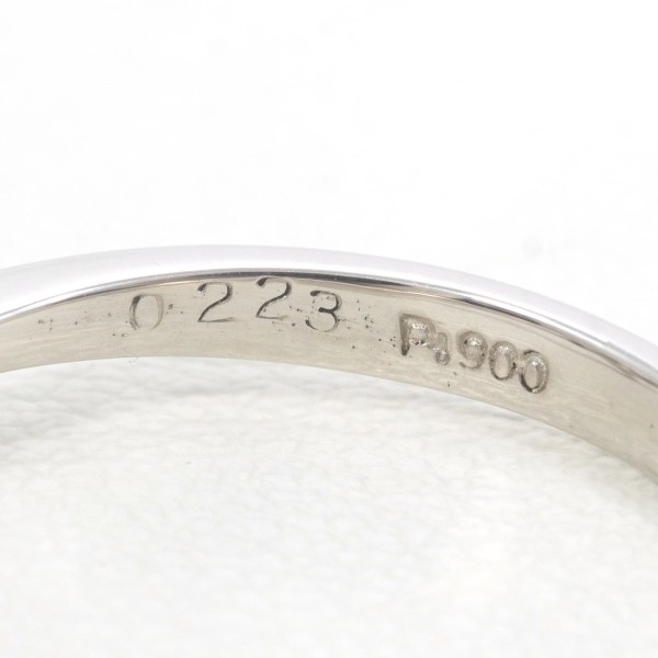 PT900 プラチナ リング 11号 ダイヤ 0.223 VS1 0.06 鑑定書 中古 PT900 プラチナ リング 11号 ダイヤ 0.223 VS1 0.06 鑑定書 中古