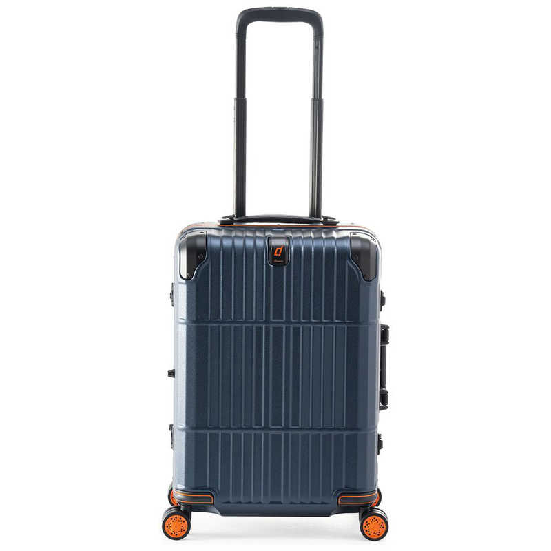 ディパーチャー スーツケース ハードキャリー フレームタイプ 宿泊目安:2~3日間 37L 後輪ストッパー TSAロック搭載 ストーンディープネイビー HD-509S-2172 ディパーチャー スーツケース ハードキャリー フレームタイプ 宿泊目安:2~3日間 37L 後輪ストッパー TSAロック搭載 ストーンディープネイビー HD-509S-2172